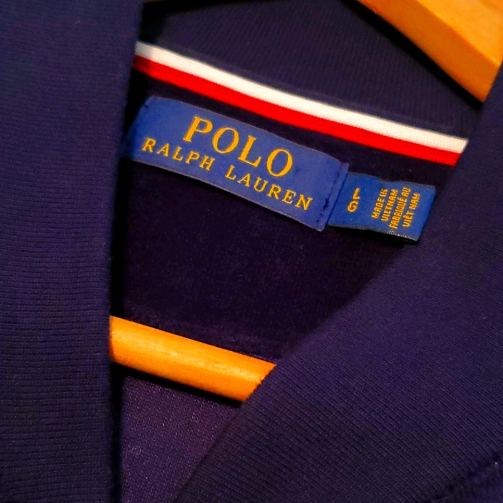 Velour Polo Mens Sweater